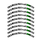 Autocollants compatible avec de jante de v�lo de route dura ace shimano 50mm