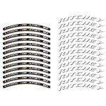 Autocollants compatible avec de jante de v�lo de route ritchey carbon apex 60mm