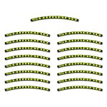 Autocollants compatible avec de jante de v�lo de route shimano 19mm