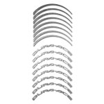 Autocollants compatible avec de jante de vlo de route shimano dura ace c35 - 38mm