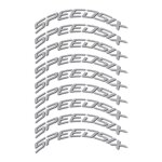 Autocollants compatible avec de jante de v�lo de route speedsix 50mm