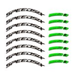 Autocollants compatible avec de jante de v�lo de route speedsix ultralight 5. 0 50mm