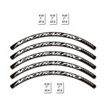 Autocollants compatible avec de jante de v�lo vtt aerotrail pro mtb mod - 2 - 27, 5