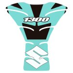 Autocollants compatible avec de protection de r�servoir de moto suzuki 1300 mod. 3