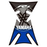 Autocollants compatible avec de protection de r�servoir de moto yamaha r1 mod. 2