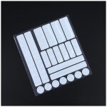 Autocollant r�fl�chissant automatique autocollants r�fl�chissants de v�lo blanc