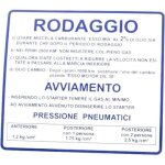 Autocollant rodage compatible avec piaggio vespa rally 180 - 200cc adh�sif restauration scooter ancien ...
