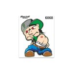 Autocollant sticker baise - moi le. . . , 10 x 12 cm