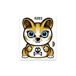 Autocollant sticker chat, 10 x 12 cm