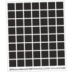Autocollants - sticker - echecs damier noir - 56 carr�s - 2. 5 cm - r�sistance elev�e