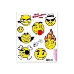 Autocollant décoratif - non spécifié - emoticônes - 14 x 16 cm - jaune - résistant et durable Autocollant décoratif - non spécifié - emoticônes - 14 x 16 cm - jaune - résistant et durable