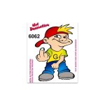 Autocollant sticker enfant f * ck, 10 x 12 cm Autocollant sticker enfant f * ck, 10 x 12 cm