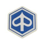 Autocollant sticker piaggio 50 125 tablier avant �32mm (ro. 574771) carrosserie moto mobylette scooter ...