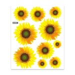 Autocollants sticker tournesols, 35 x 25 cm Autocollants sticker tournesols, 35 x 25 cm