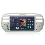 Autoradio 7 pouces carplay 2 + 64g android 13 pour fiat 500 2007 - 2015 gps swc wifi bt rds dsp dab + ...