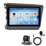 Autoradio android 15 9 pouces gps bluetooth pour honda civic 2012 � 2015 yonis