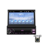 Autoradio ecran r�tractable 7 pouces bluetooth usb fm cam�ra invers�e yonis