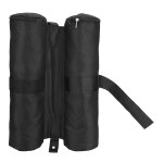 Auvent lesté sacs de sable pop up parasol tente pied extérieur abri solaire jambes (noir) Auvent lesté sacs de sable pop up parasol tente pied extérieur abri solaire jambes (noir)