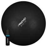 Avento ballon de fitness / d'exercice et pompe diam�tre 65 cm noir