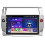 Awesafe autoradio android 12 pour citroen c4 2004 - 2009 avec 1go + 32go 9''cran tactile, carplay gps ...