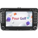 Awesafe autoradio pour golf 6 voiture 7  ecran tactile hd avec cd / dvd / sd / usb / gps / am / fm / ...