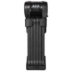 Axa serrure pliante fold ultra art - 2 90 cm acier / caoutchouc noir