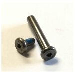 Axe roller en ligne powerslide double axle f. assembly of fender, 8mm, l58mm, m6