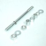 Axe roue avant rsm pour mobylette peugeot 50 103 spx neuf