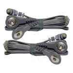 Axion - 2 cbles de connexion pour appareils tens et ems de sanitas (sem42 / 43 / 44)