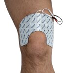 Axion - 2 electrodes pour les genoux - connexion a fiches de 2 mm