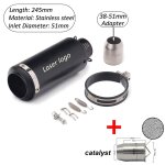 B - 51mm - laser with db silencieux de moto a enfiler pit bikes, escape pipes, d343, z900, ninja 300, ... B - 51mm - laser with db silencieux de moto a enfiler pit bikes, escape pipes, d343, z900, ninja 300, ...