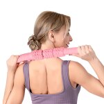 Bton de massage de yoga avec poigne antidrapante, outil de massage pour jambes, bras, force du corps ...