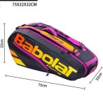 Babolat - sac de raquette de tennis pour homme et femme, sac a dos aero, sac de sport pour 6 raquettes ...