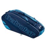 Babolat - sac de raquettes de tennis pure drive bleu classic 6, rh6 dehors, raquette de tennis, raquette ...
