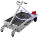 Bac de vidange d'huile - vevor - 15 gallons, bac de vidange d'huile a profil bas de 57 l - avec pompe, ...