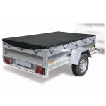 B�che grise de protection pour remorque taille l 160 x 120 x 7 cm