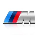 Badge logo coffre bmw m sport argent brillant 73mm embleme malle s�rie 1 2 3 4 5