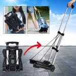 Bagages pliants capacit� de roulement de voiture bagages faciles a transporter chariot valise cartables ...