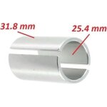 Bague ajustement cintre 25. 4mm a 31. 8mm adaptateur de potence velo entretoise reducteur plongeur 1 ... Bague ajustement cintre 25. 4mm a 31. 8mm adaptateur de potence velo entretoise reducteur plongeur 1 ...