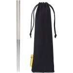 Baguettes de camping portables en titane - longs - 228 mm[575]