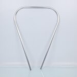 Baguette contour tablier avant rms pour scooter piaggio 125 vespa px 1977 a 1982