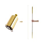 Baguette de poche magique en acier inoxydable, portable, arts martiaux, roi singe, sun wukong, mtal, ...