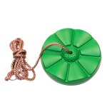 Balan�oire de si�ge rond pour enfants, avec corde r�glable, mousqueton en forme de p�tales de feuille ...