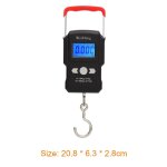 Balance de pesage portable a affichage numérique lcd 50kg / 5g, rétro - eclairage, crochet suspendu, ... Balance de pesage portable a affichage numérique lcd 50kg / 5g, rétro - eclairage, crochet suspendu, ...