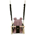 Balan�oire bascule confortable pour enfants en bois coton terrasse jardin maison