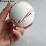 Balles de baseball faites a la main, taille 9  , 1 pice, en pvc, intrieur en caoutchouc souple