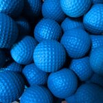 Balles de golf en mousse pu 10 pices, eponge jaune elastique pour l'entranement en intrieur et en ...