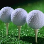Balles de golf en mousse pu 10 pices, eponge jaune elastique pour l'entranement en intrieur et en ...