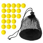 Balles de golf en mousse souple, 20 pices, avec filet en nylon, sac de rangement de golf, idal pour ...