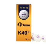 Balles de ping - pong kokutaku pour compétition 10 pièces couleur blanche matériau neuf 40 + mm avec ... Balles de ping - pong kokutaku pour compétition 10 pièces couleur blanche matériau neuf 40 + mm avec ...